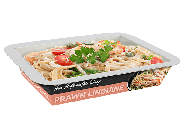 PaperSeal™ Cook-Schale für Ofen- und Mikrowellengerichte – Linguine