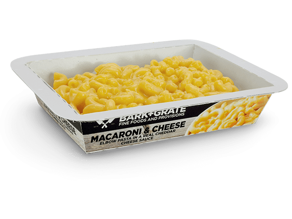 PaperSeal™ Cook-Schale für Ofen- und Mikrowellengerichte – Makkaroni mit Käse