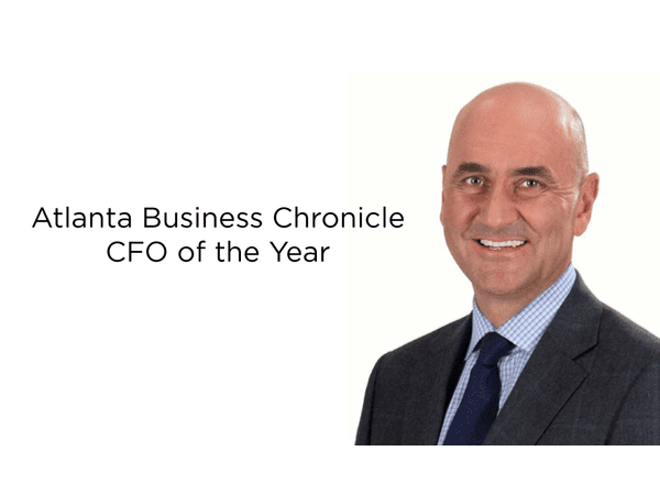Steve Scherger wurde vom Atlanta Business Chronicle als CFO des Jahres ausgezeichnet