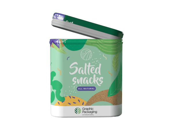Boardio™-Dosensortiment auf Faserbasis – Snacks