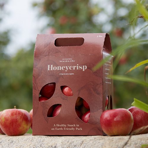 ProducePack – faserbasierte Verpackung für Äpfel