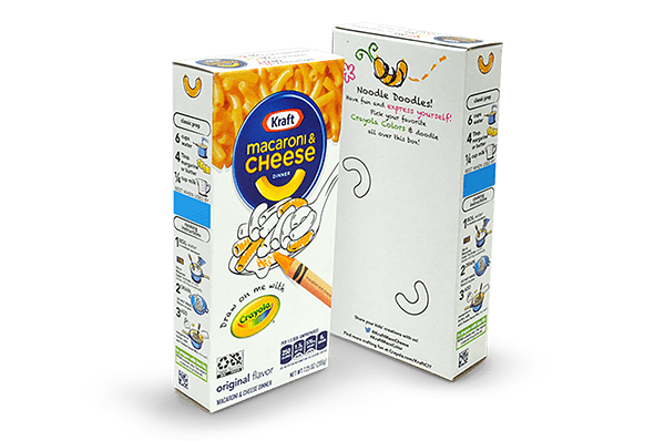 Kraft Heinz entwickelt zusammen mit Graphic Packaging auf der Verpackung eine Buntstiftaktivität für Kinder.