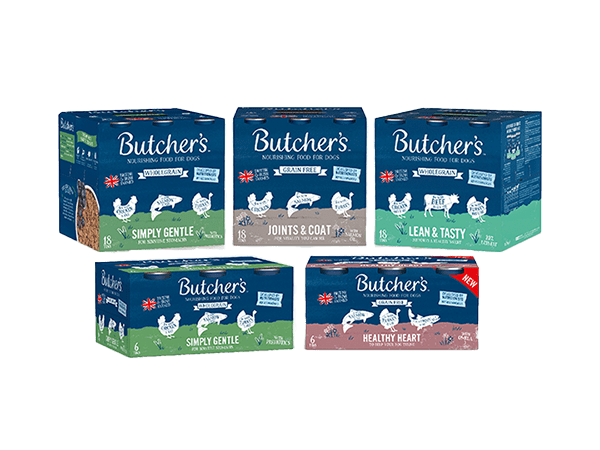 Butcher’s Pet Care stellt für sein Tierfutter in Dosen auf faserbasierte Verpackungen um.