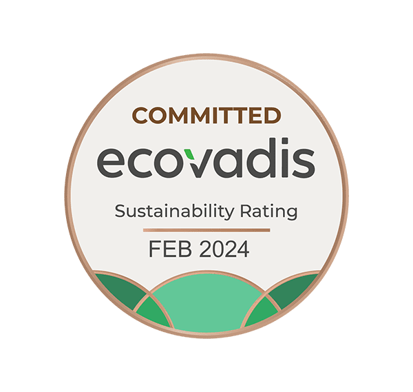 Abzeichen: ecovadis Nachhaltigkeitsrating Februar 2024